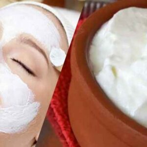 curd benefits for face